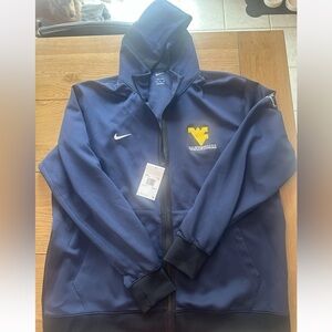 Nike Men's Navy WV basketball zip up jacket